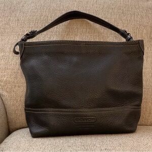 Coach Black Leather Interior Bag
